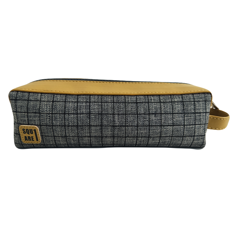 85032 100% Recycled PET Fabric BTS Square Printed Pencil Case